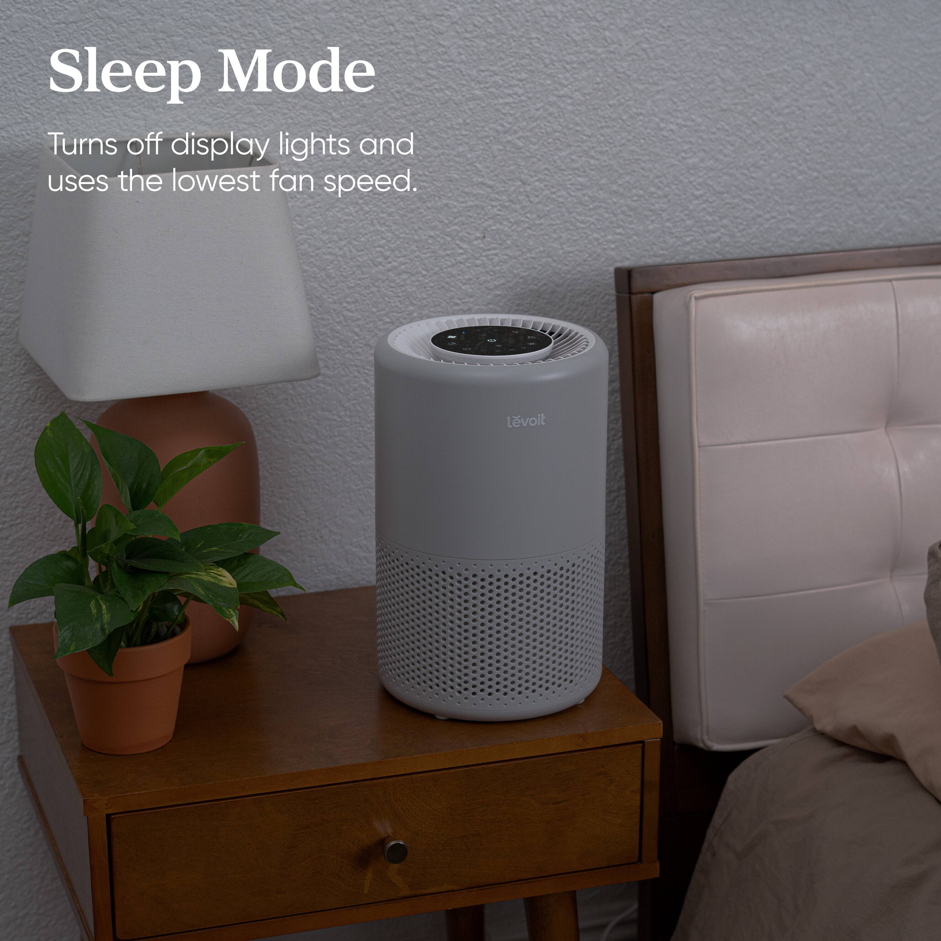 Sleep Mode: Turns off display lights and uses the lowest fan speed.