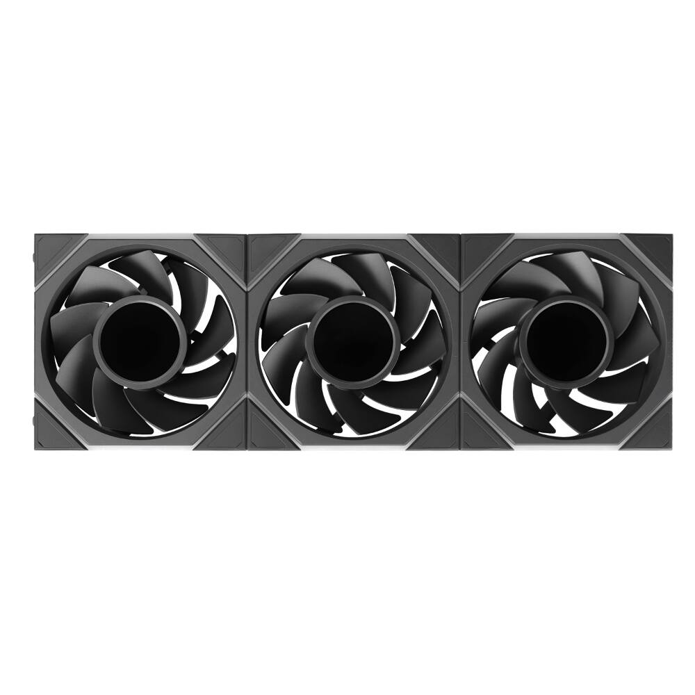 Back. Lian Li - UNI FAN TL LCD Flex 120mm Reverse Blade ARGB Fan, 3 Pack, Controller Not Included, Black (12RTLLCD1F3B) - Black.