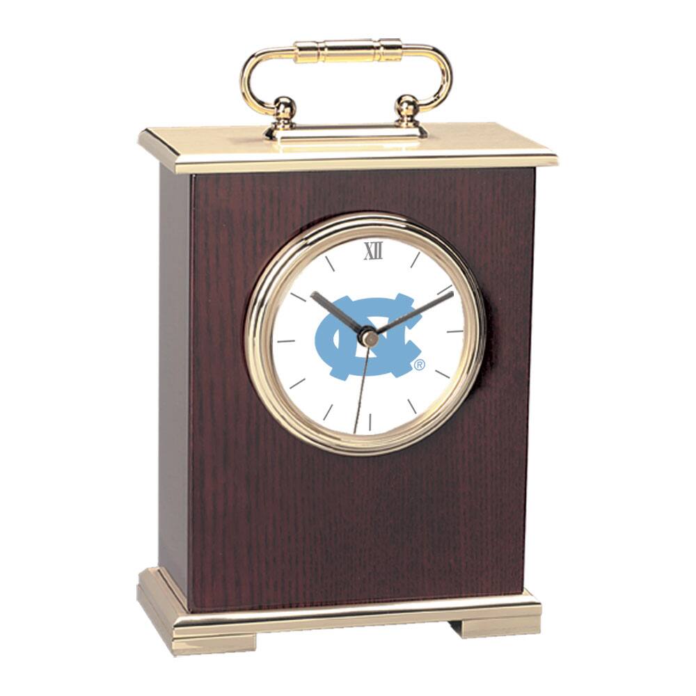 Jardine - North Carolina Tar Heels Logo Carriage Clock - Gold