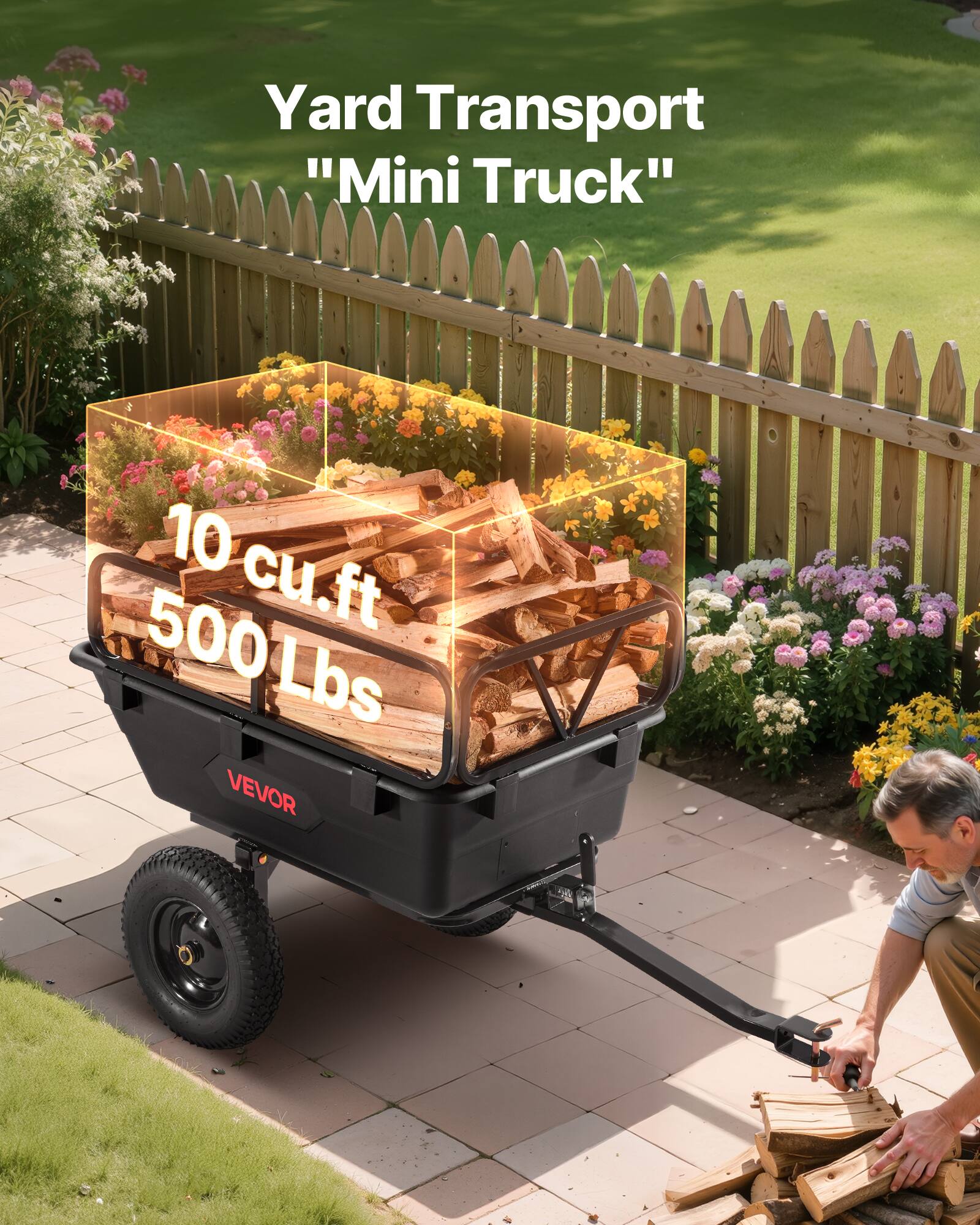Yard Transport "Mini Truck"

10 cu.ft  
500 Lbs

VEVOR