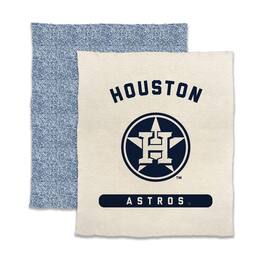 Logo Brands - Houston Astros 50- x 60- Luxe Dreams Throw Blanket - Oatmeal