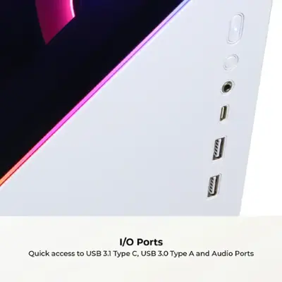 CyberPowerPC - Gamer Master Gaming Desktop - AMD Ryzen 7 8700F - 16GB Memory - AMD Radeon RX 7600 8GB - 1TB PCIe 4.0 SSD - White