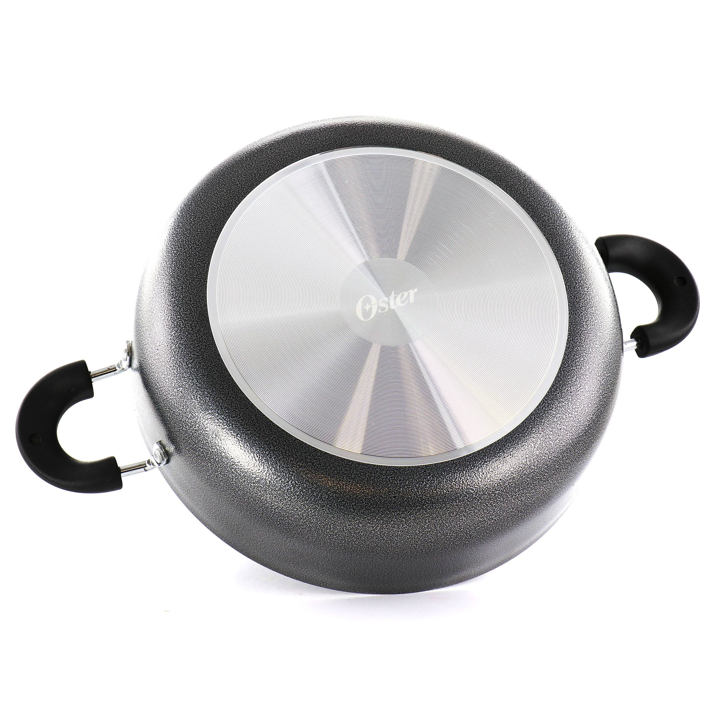 Alt View 2. Oster - Oster Clairborne 6 Quart Nonstick Aluminum Everyday Pan in Grey - Gray.