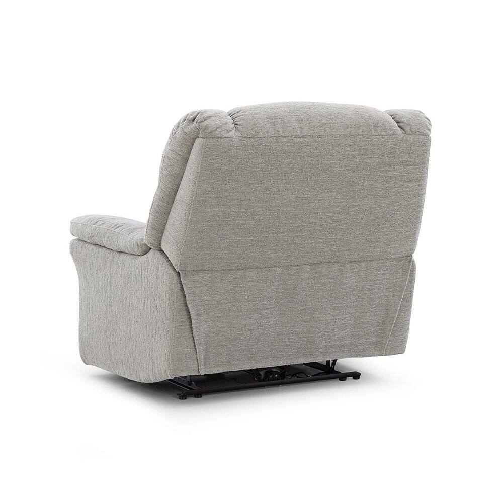 Alt View 7. Heartland Furniture - Oversized Recliner Chair – Heavy-Duty Recliners with Wide Seat, Light Grey - Light Grey.