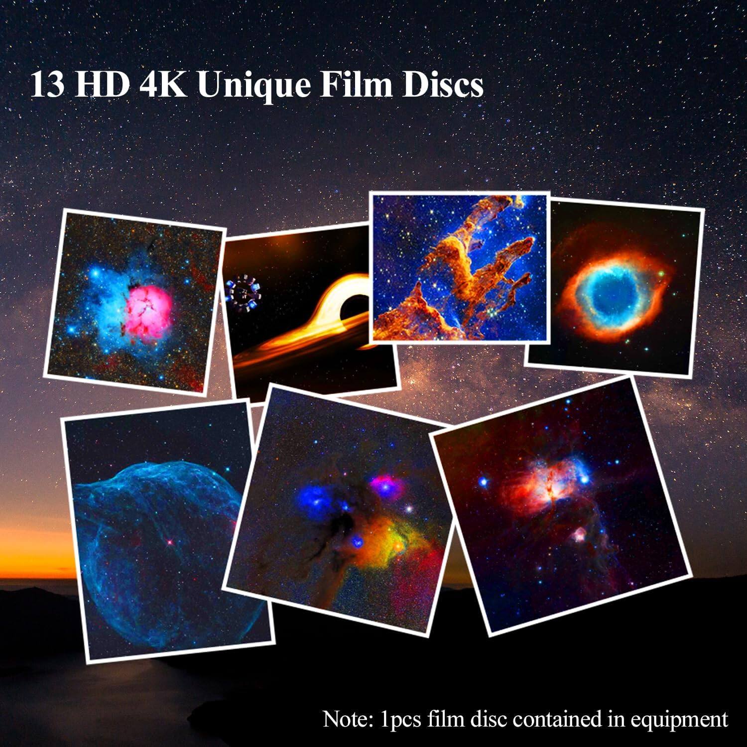 13 HD 4K Unique Film Discs

Note: 1pcs film disc contained in equipment