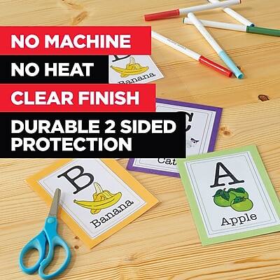 NO MACHINE  
NO HEAT  
CLEAR FINISH  
DURABLE 2 SIDED PROTECTION  

Banana  
Apple  
Cat