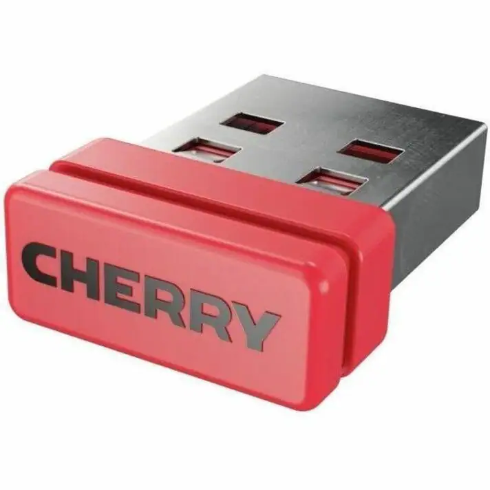 Alt View 6. CHERRY - CHERRY MXU-270 Keyboard - Wired/Wireless Connectivity - Bluetooth/RF - Compact - 5.2 - 32.81 ft - 2.40 GHz - USB 2.0 - Black.