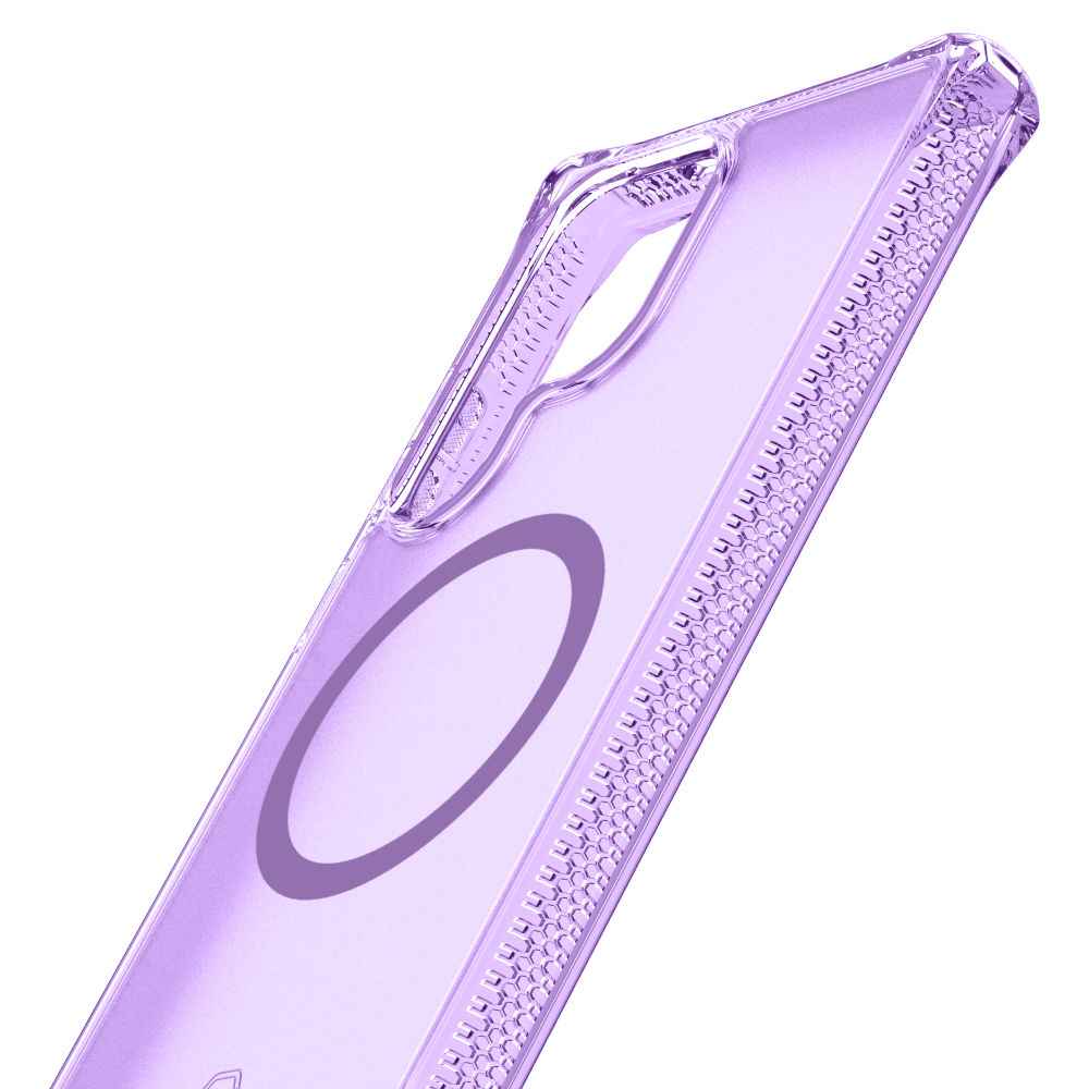 Alt View 5. Itskins - ITSKINS Hybrid_R Vapor Magnetic Case for Samsung Galaxy S25 Ultra - Light Purple - Purple.