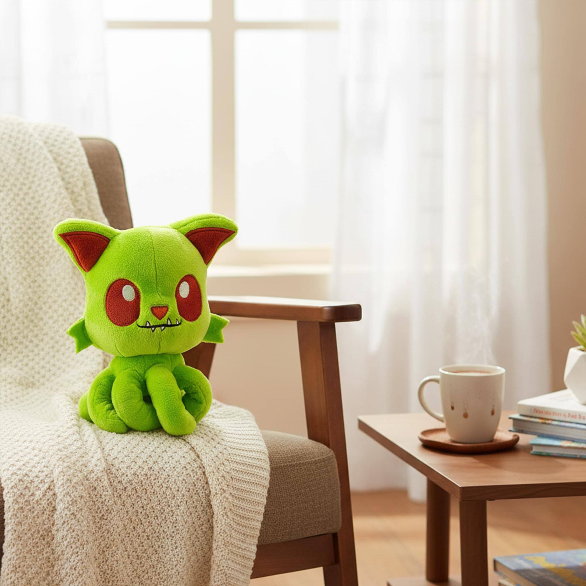 Alt View 3. Tentacle Kitty - Tentacle Kitty Campaign Critters Goblin Little One Plush.