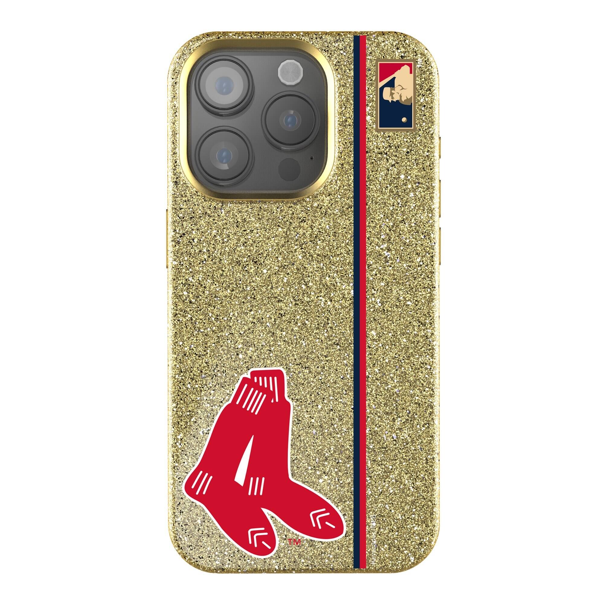 Front. Keyscaper - 1924 Logo iPhone Bling Case - 15 - Gold.