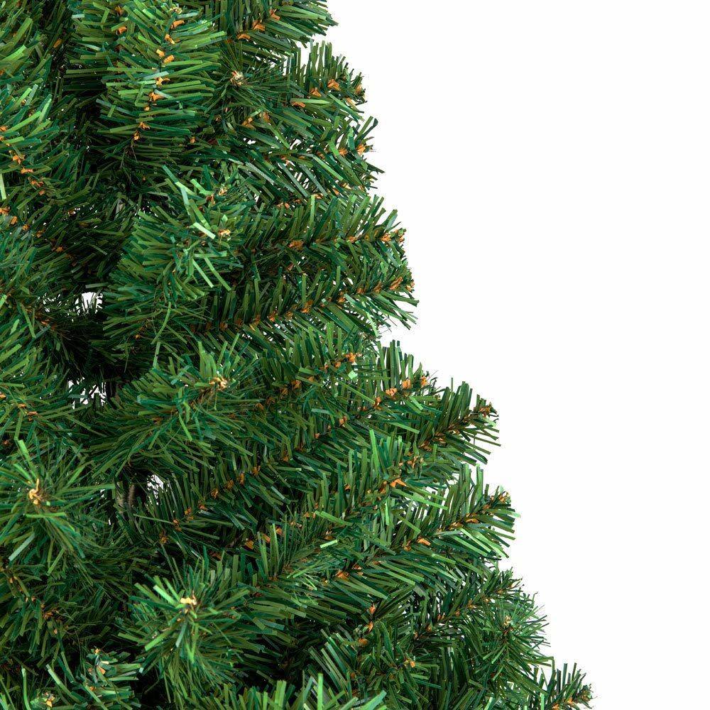 Alt View 1. Spaco - Spaco 7FT Artificial Christmas Tree with 1100 Branches and Metal Base - Green.