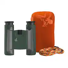 Front. Swarovski - Swarovski 8x25 CL Pocket Binoculars (Green, Mountain Field Bag).