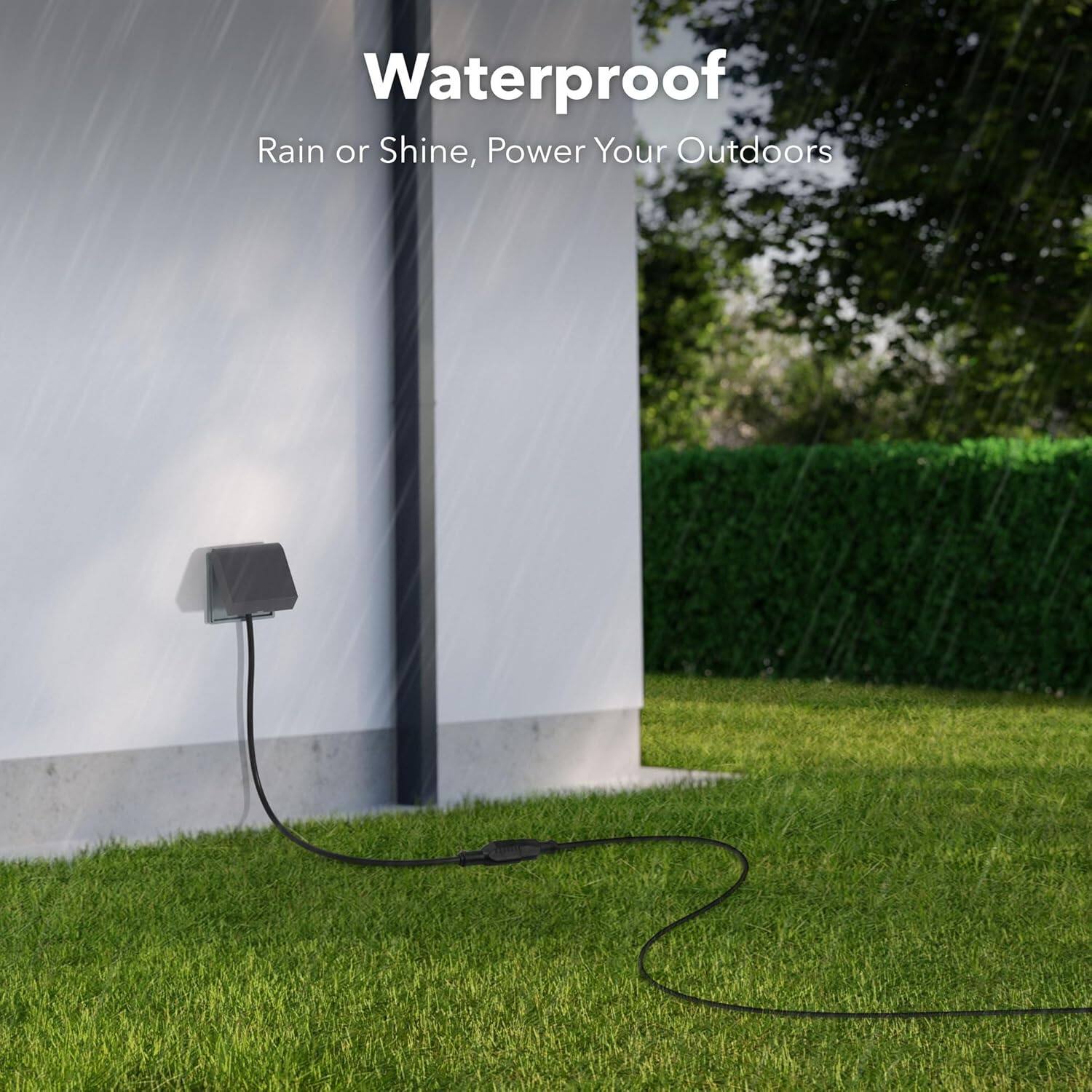 Waterproof  
Rain or Shine, Power Your Outdoors
