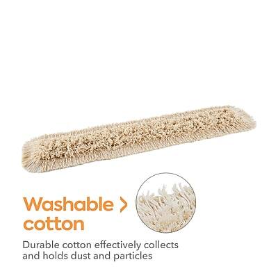 Washable cotton  
Durable cotton effectively collects and holds dust and particles