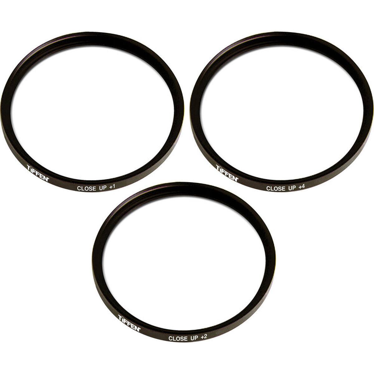 Tiffen - 52mm Close-Up Filter Set with +1, +2  +4 Macro Lenses