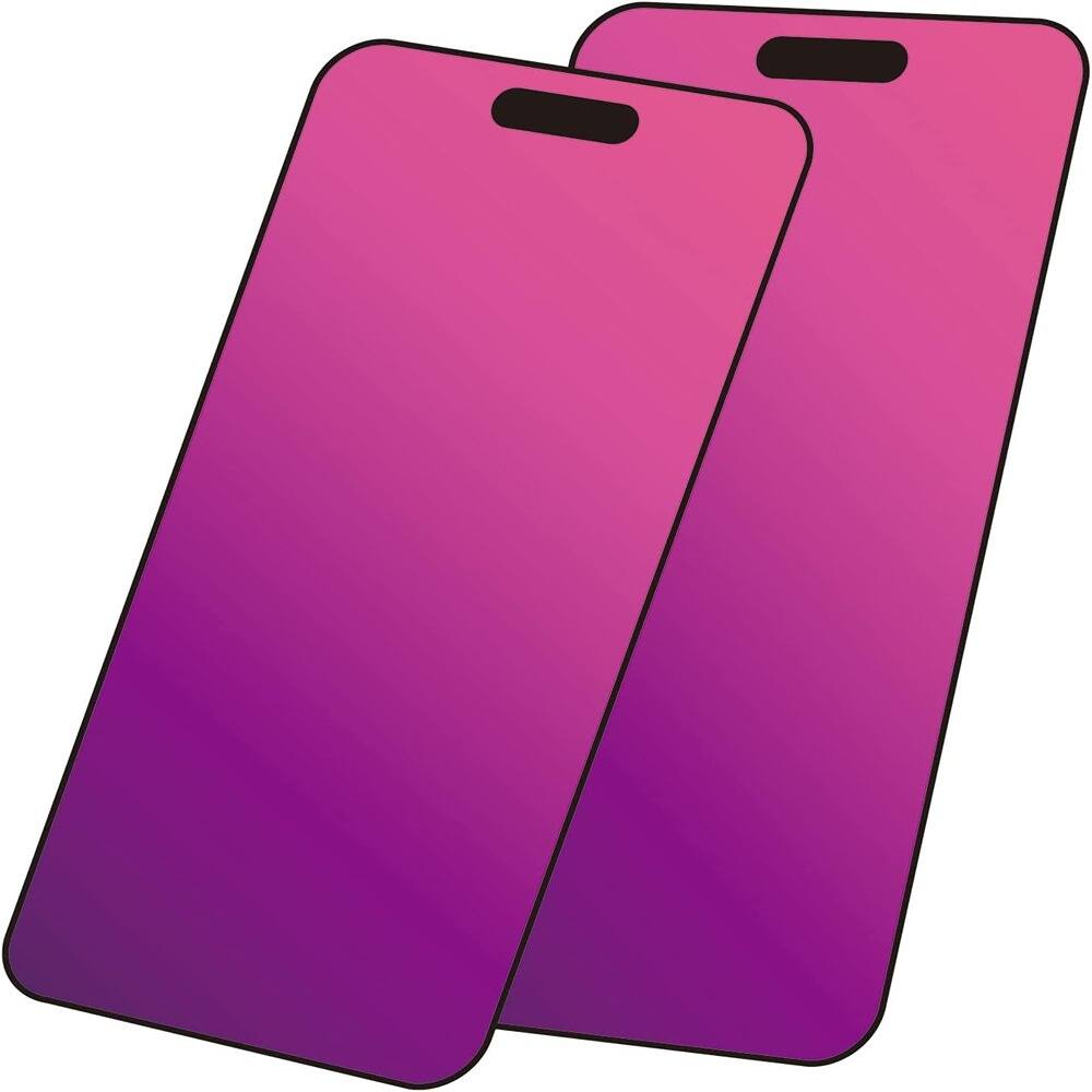 PARKER SLATER - Two Pieces of Gradient Tempered Glass for iPhone 16 Pro Max Privacy Screen - color: Gradient Purple Size: For iPhone16ProMax 6