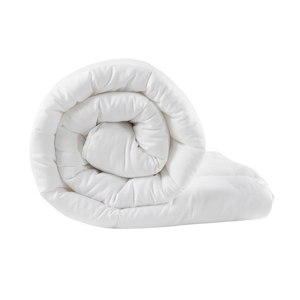 Alt View 3. Gracie Mills - Gracie Mills Monica 300 Thread Count Cotton Shell Luxury Down Alternative Comforter - White.