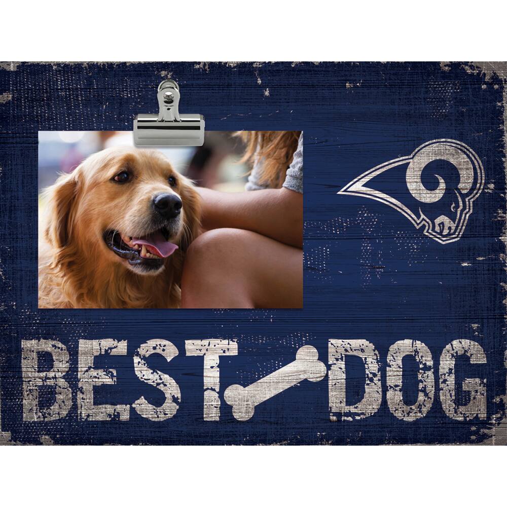 Los Angeles Rams 10.5" x 8" Best Dog Clip Photo Frame