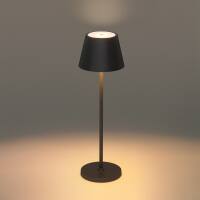 Angle. ONEWISH - 2-Pack 15" Heright Touch-Control Cordless LED Table Lamp – Modern Holiday Décor, Gift for Family & Friends - Black.