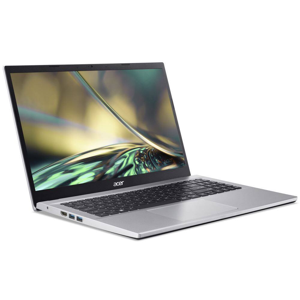 Angle. Acer - Aspire 3 A315-59-54P3 15.6" Laptop Intel Core i5-1235U 1.30GHz 12GB RAM 512GB SSD Windows 11 Home - Silver.