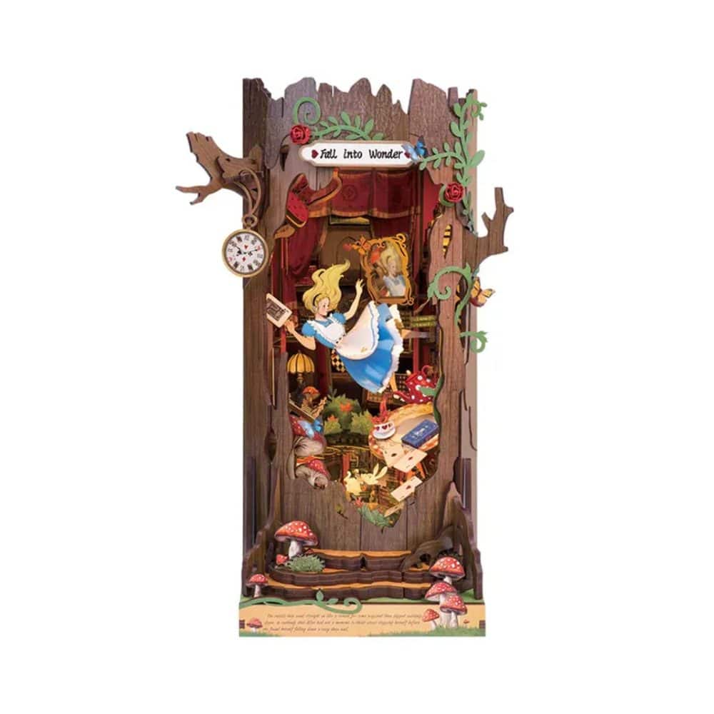 3D Puzzle - DIY 3D Book Nook Kit: Fall into Wonder 300 pieces