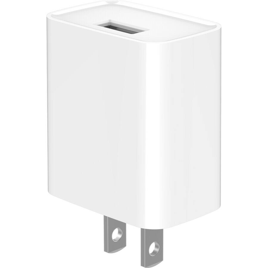 Alt View 4. 4XEM - 4XEM's 12W Wall Charger with 1 USB-A Port - White - 4XEM's 12W USB-A Charger - White - Total Power Budget 12W, Input - White.