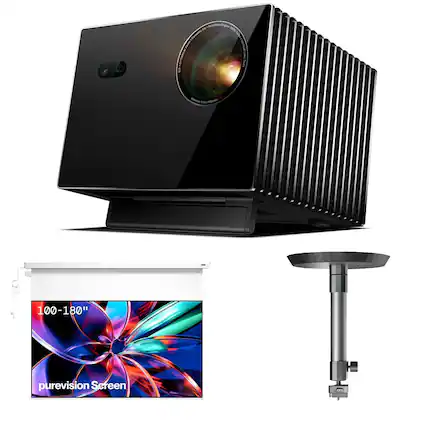 Aors Engine - 3800 ANSI Lumens
Vertical/Lane: 100-180"
purevision Screen