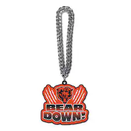 MOJO - Chicago Bears Slogan Fan Chain Necklace - Navy
