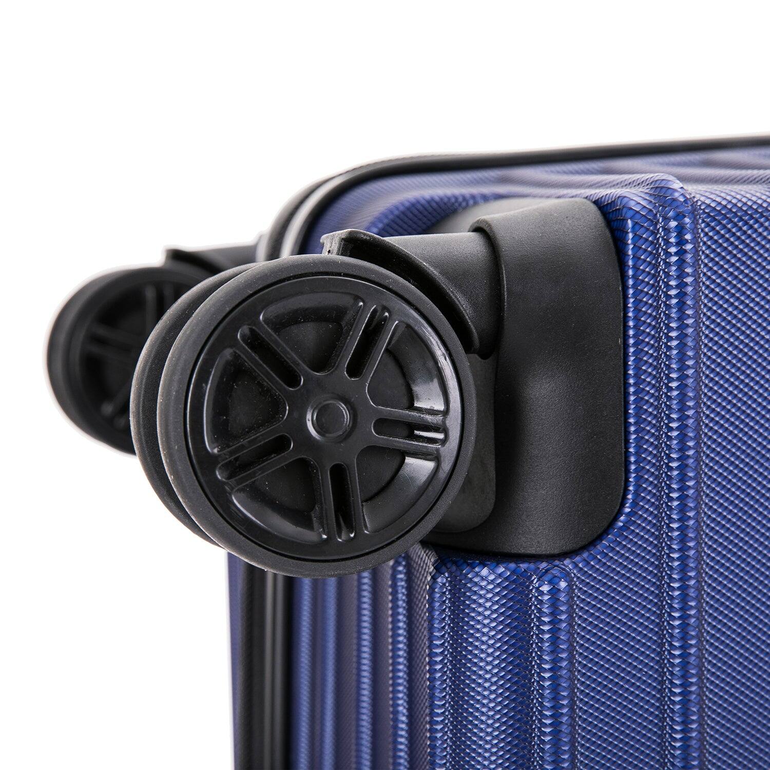 Alt View 4. DUKAP - Tour Lightweight Luggage Medium 24" - BLUE.
