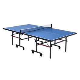 VEVOR - Ping Pong Table, Professional Table Tennis Game, Indoor MDF Portable Table Tennis Table, Foldable Ping Pong Table - Blue