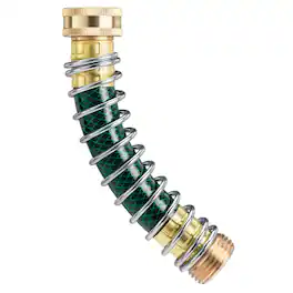 Orbit - Green Metal Hose Protector with Coil Spring