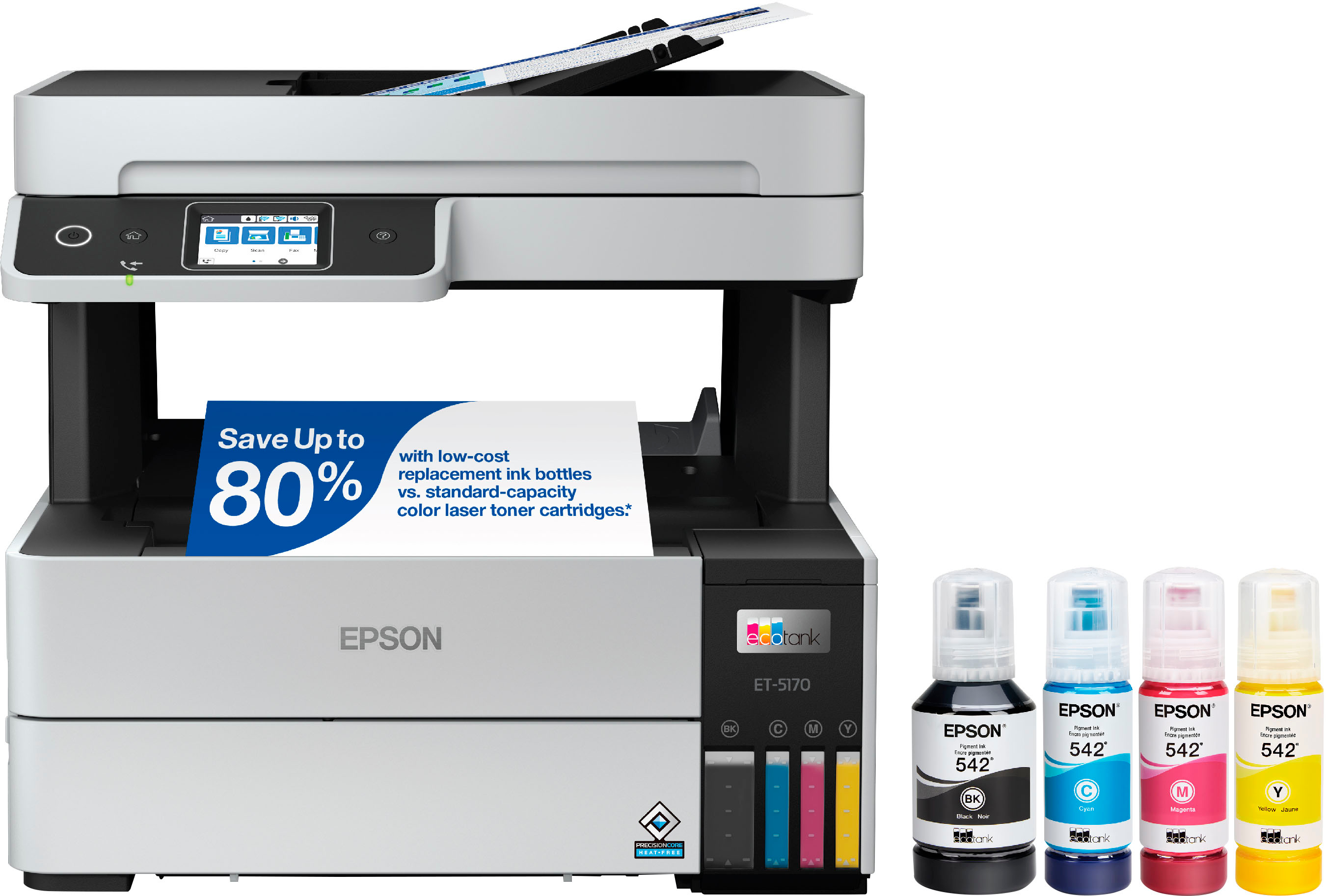 Epson – EcoTank Pro ET-5170 Wireless All-in-One Supertank Printer – White Sansujyuku sansujyuku.com