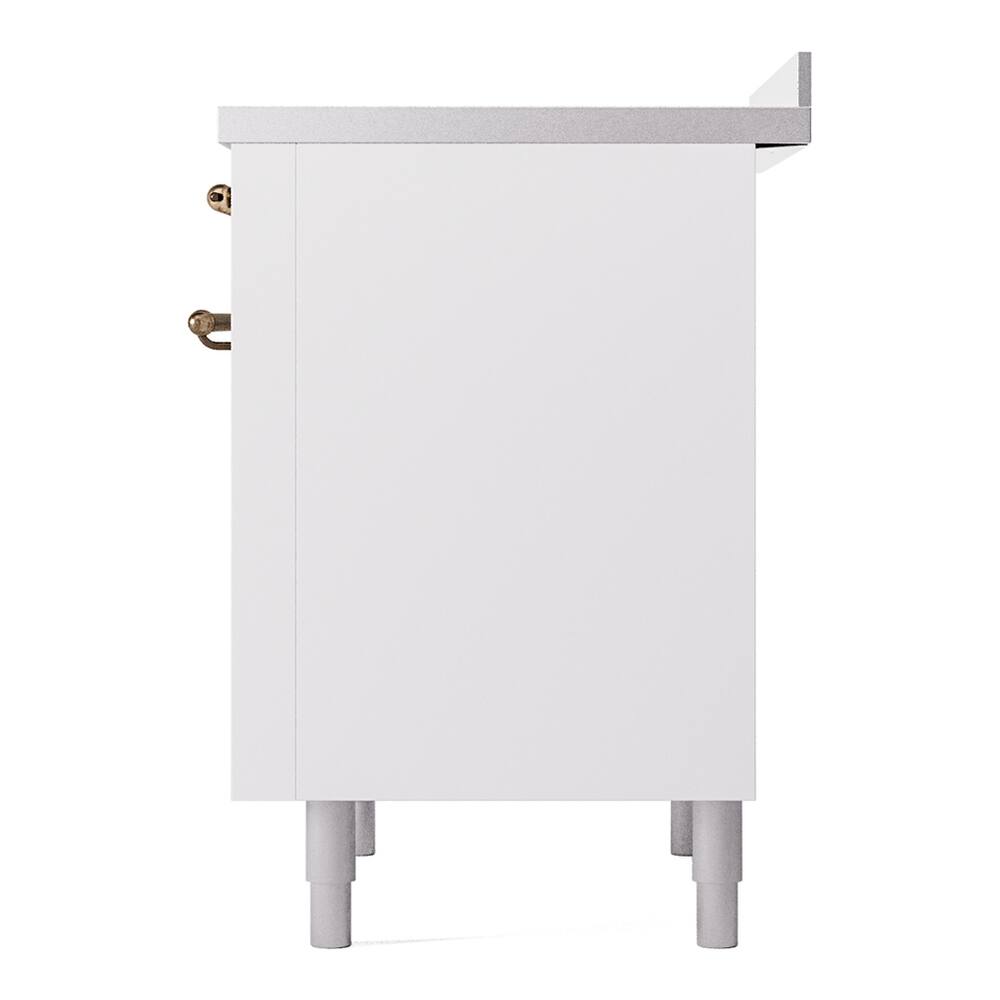 Alt View 10. ILVE - ILVE Nostalgie II 36 inch Induction Range with 6 Induction Elements (White) - White.