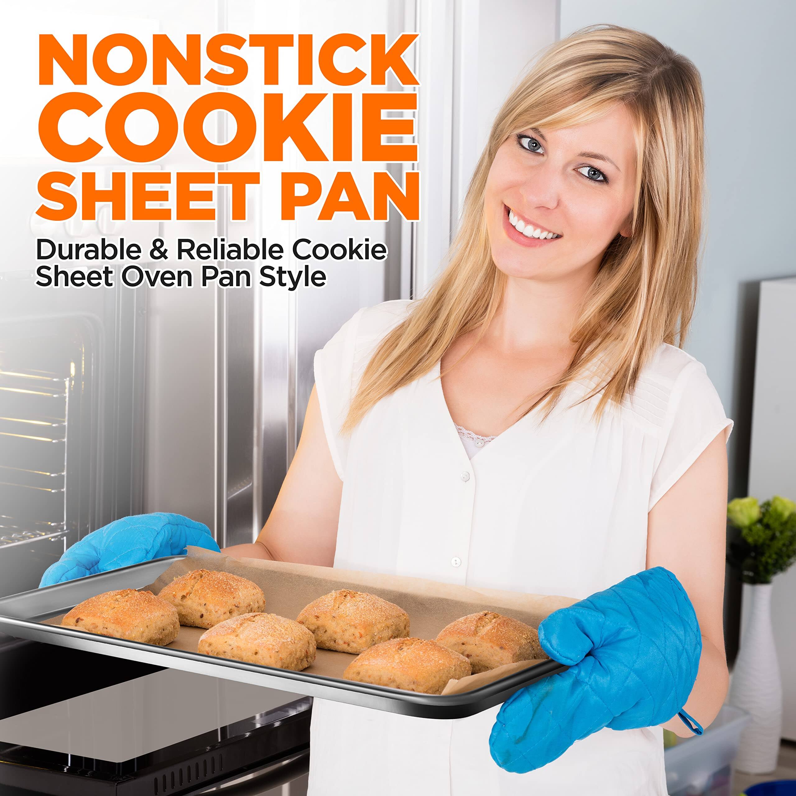NONSTICK COOKIE SHEET PAN  
Durable & Reliable Cookie Sheet Oven Pan Style