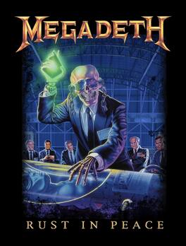 PopMarket - Megadeth - Rocksax - Megadeth - Peace Sells - Sherpa Fleece Blanket (60 in x 80 in) - Multicolor