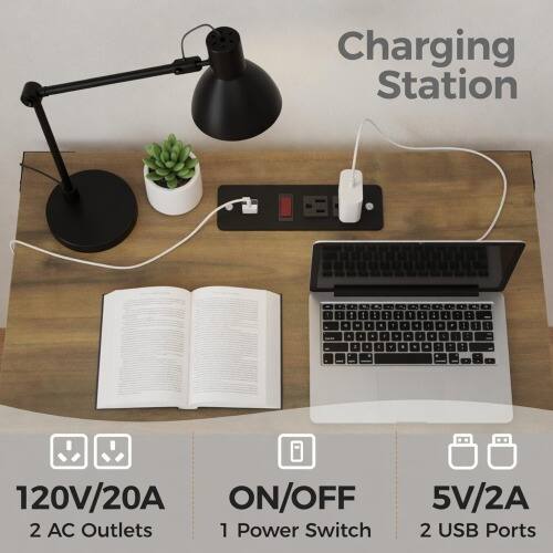 Charging Station

120V/20A
2 AC Outlets

ON/OFF
1 Power Switch

5V/2A
2 USB Ports