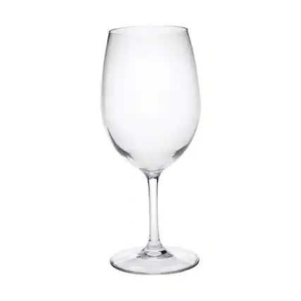 Front. APRILSOUL - Plastic Wine Glasses Set of 4 BPA Free Tritan Unbreakable Red White Wine Glasses - white.