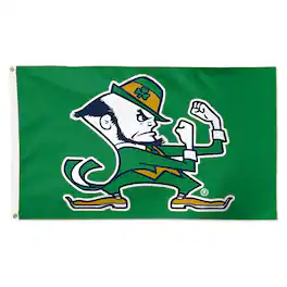 WinCraft - Notre Dame Fighting Irish 3' x 5' Single-Sided Deluxe Team Flag - Multicolor