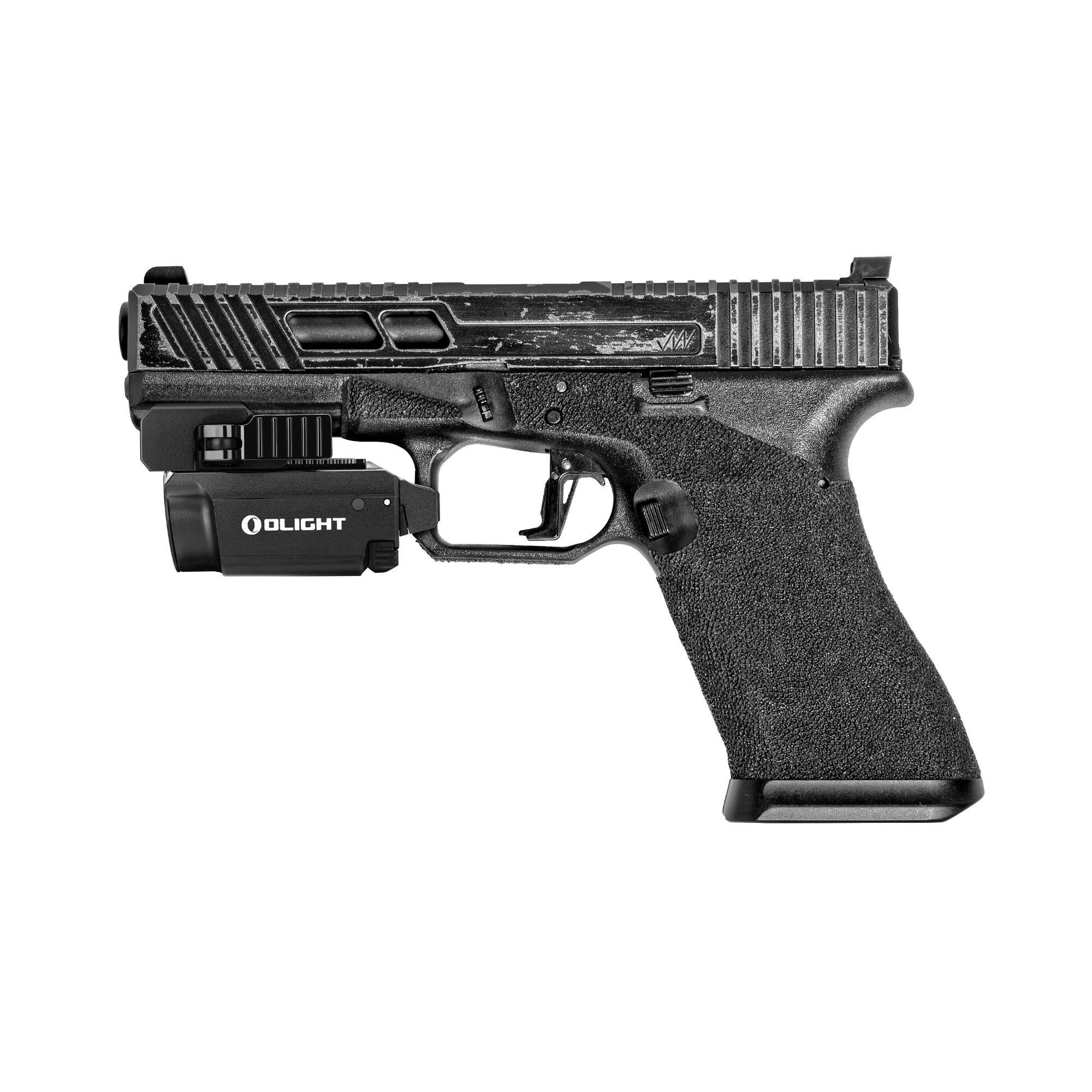 Angle. OLIGHT - Olight Baldr RL Mini Red Laser 600 Lumens Rechargeable Tactical LED Flashlight.