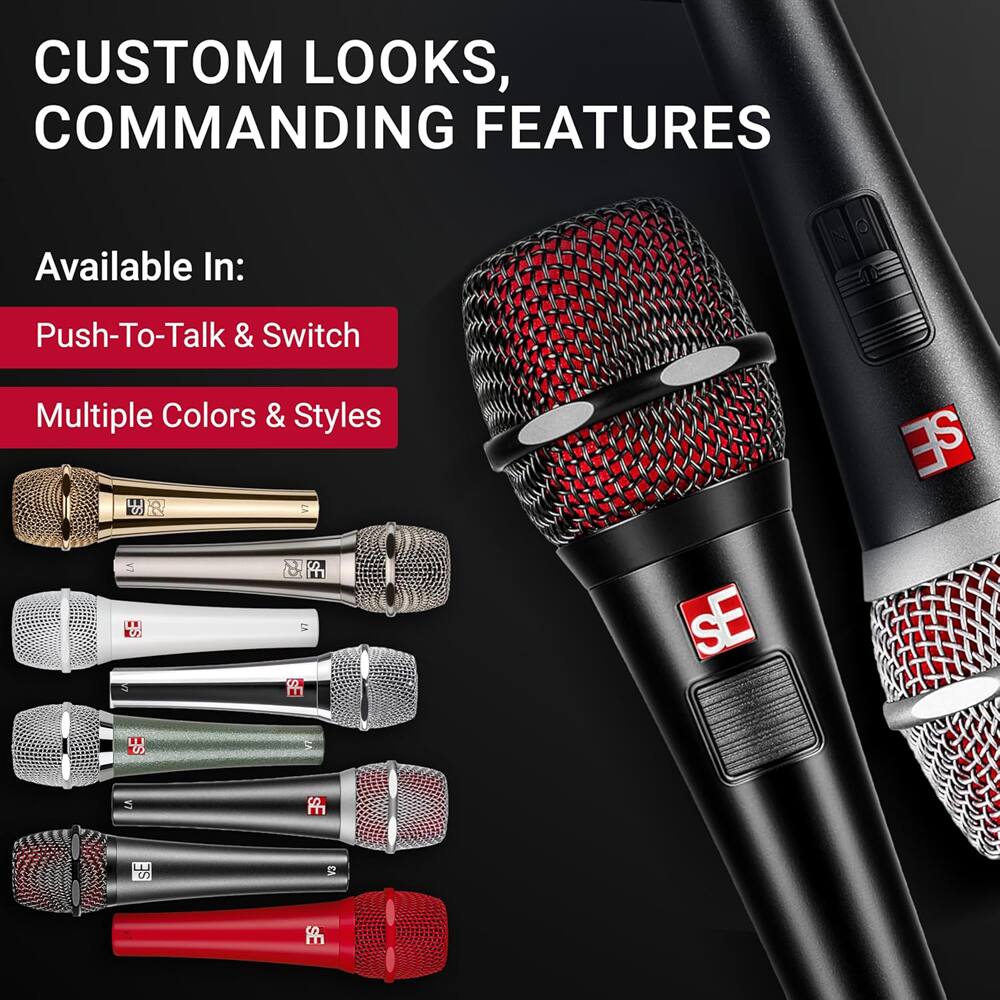 CUSTOM LOOKS, COMMANDING FEATURES

Available In:
- Push-To-Talk & Switch
- Multiple Colors & Styles