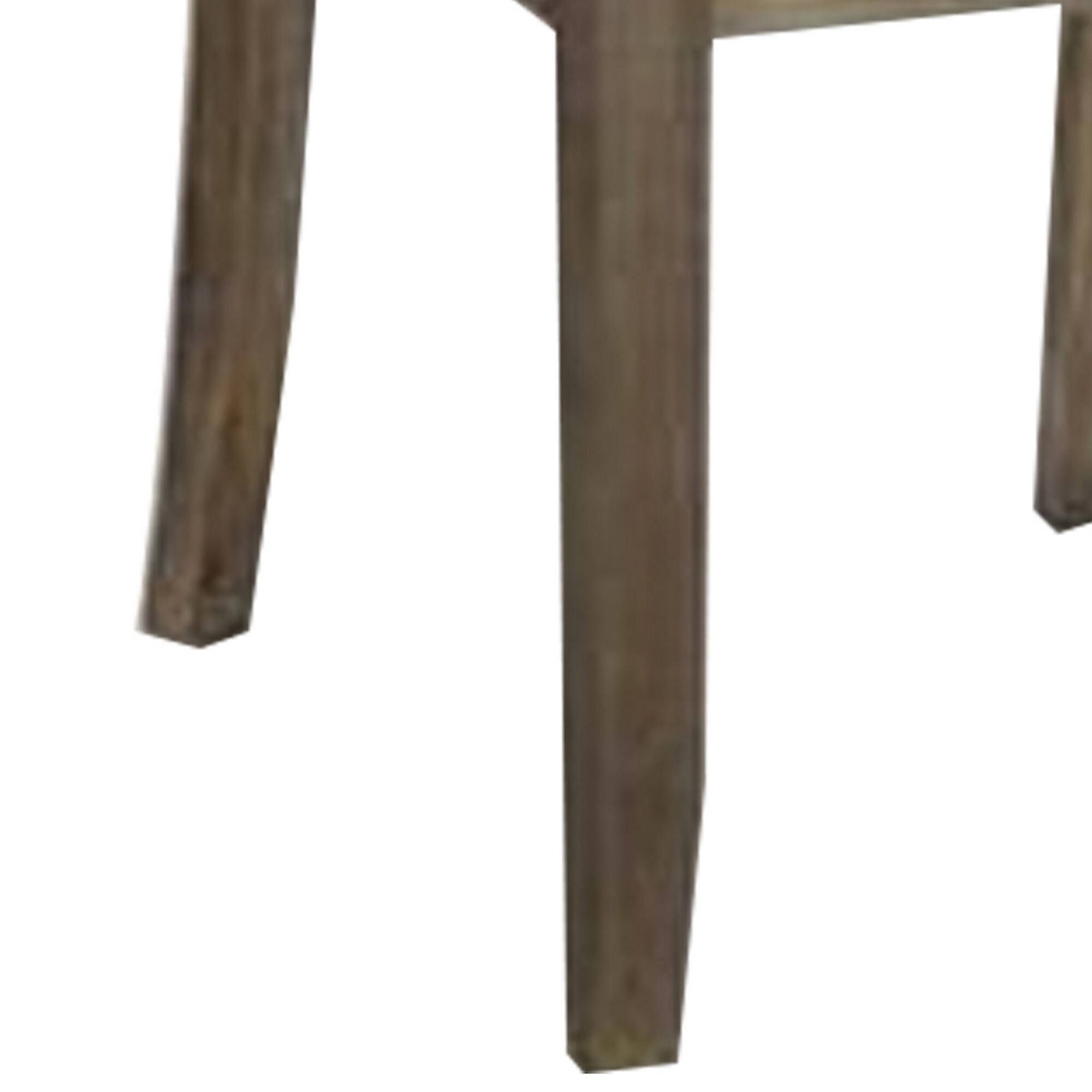 Alt View 3. Manhattan Lane - Wood Dining Chair, Double X Backrest, Set of 2 - Beige and Brown.