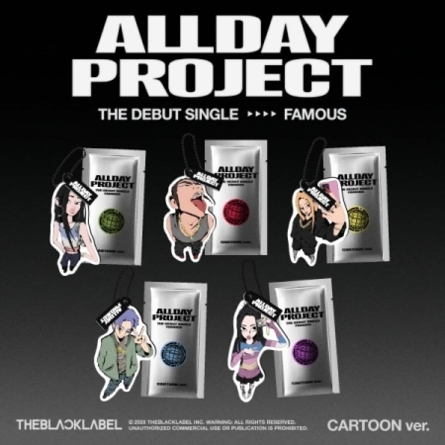 Allday Project - Famous - Cartoon Version - incl. Cartoon Keyring + QR Photocard   - DISCLESS DIGITAL [Digital Download] price history on PriceWatchPro