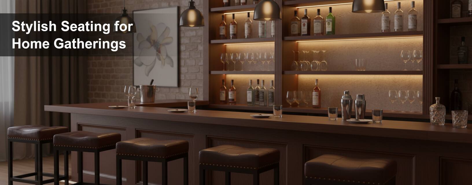 Stylish Seating for Home Gatherings