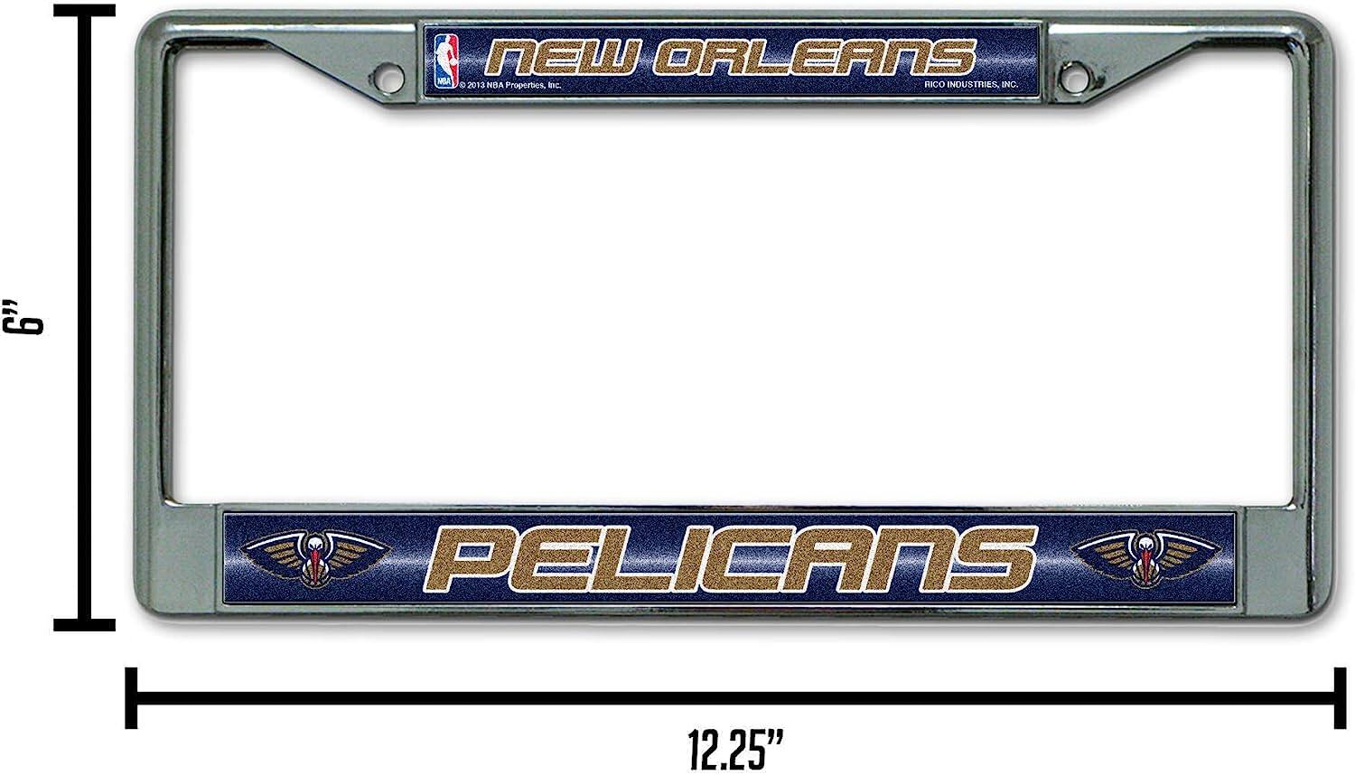6" | NEW ORLEANS NBA RICO INDUSTRIES INC. © 2013 NBA Properties, Inc. PELICANS 12.25"