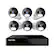 Front. Night Owl - 8-Channel, 6-camera Indoor/Outdoor Wired 4K Ultra HD 2TB NVR Spotlight Surveillance System - White.