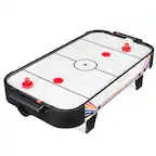 Front. Best Choice Products - Best Choice Products 40in Air Hockey Arcade Table w/ 100V Motor, Electric Fan, 2 Strikers, 2 Pucks - Blue/White Arcade - Blue/White Arcade.