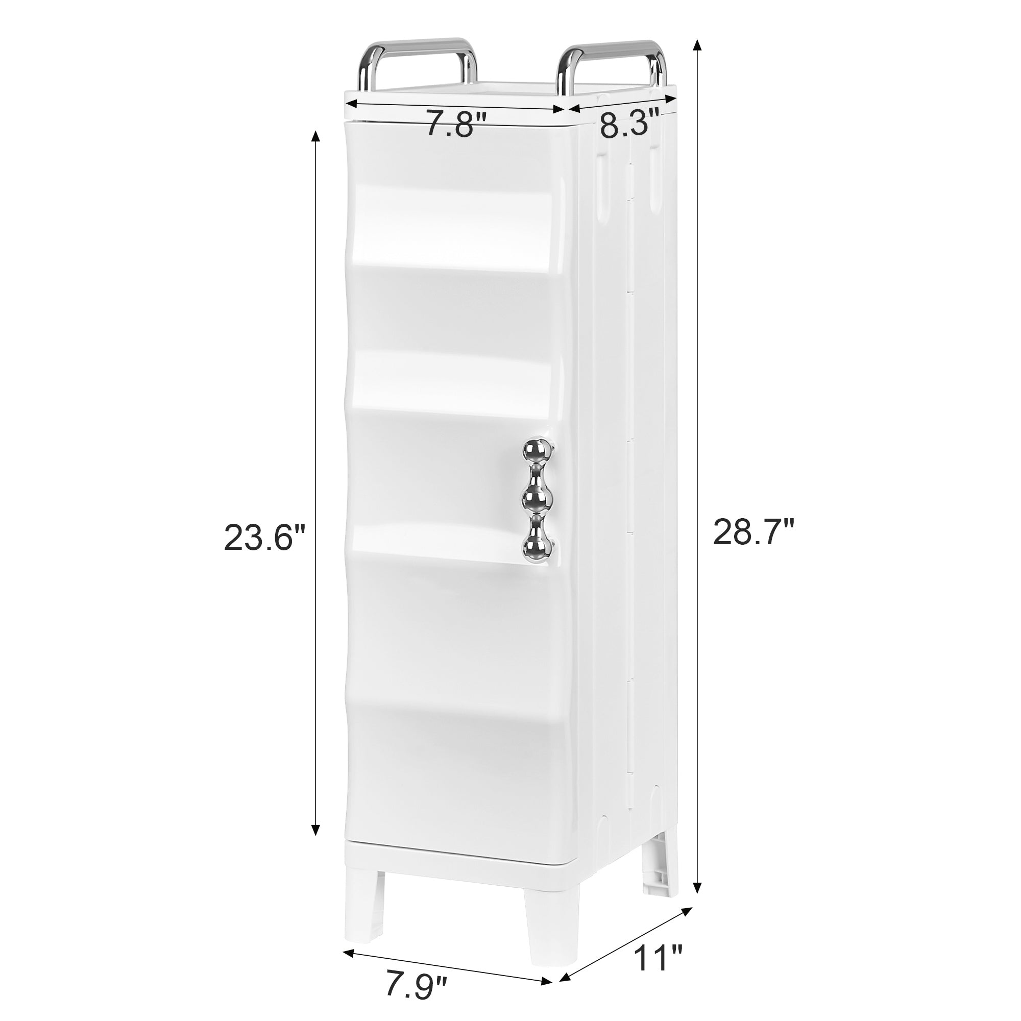 7.8" 8.3" 23.6" 28.7" 7.9" 11"