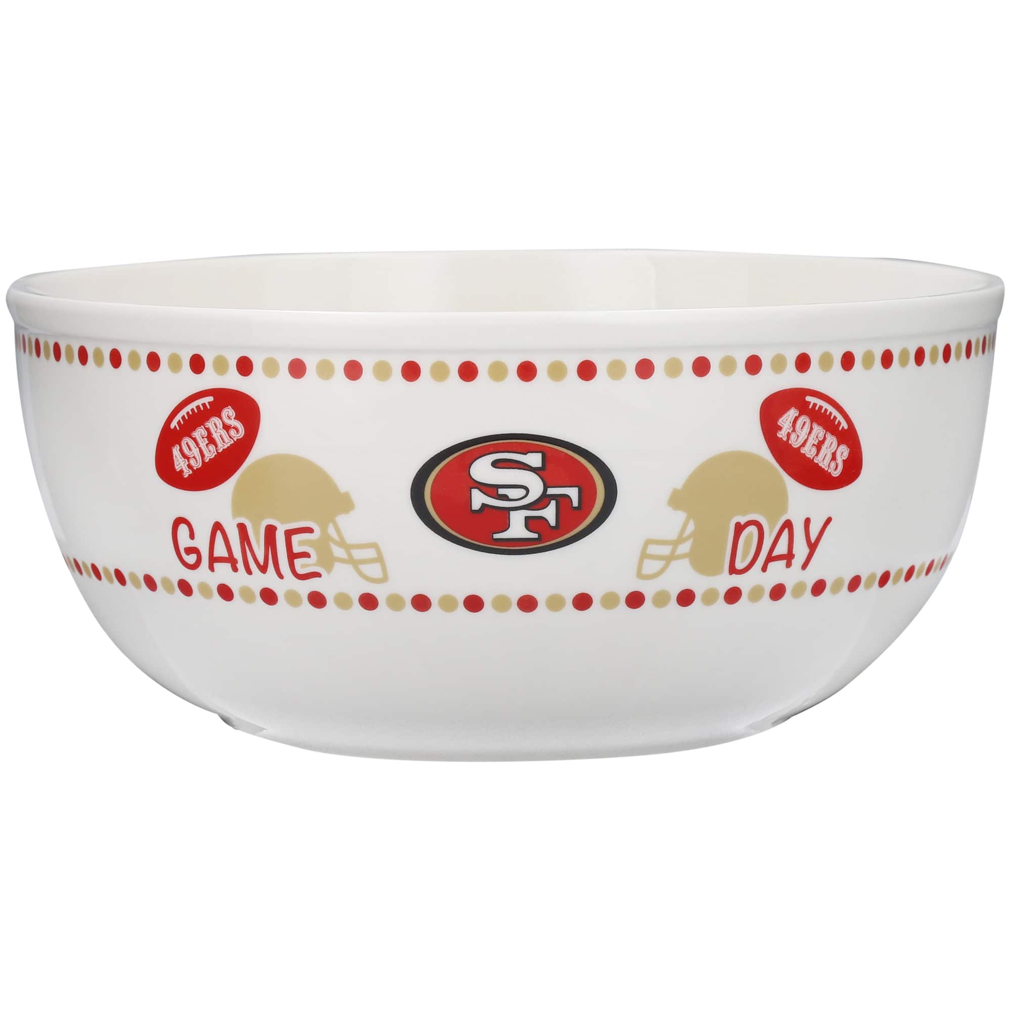 The Memory Company - San Francisco 49ers Large Game Day Bowl - Multicolor