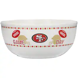 The Memory Company - San Francisco 49ers Large Game Day Bowl - Multicolor