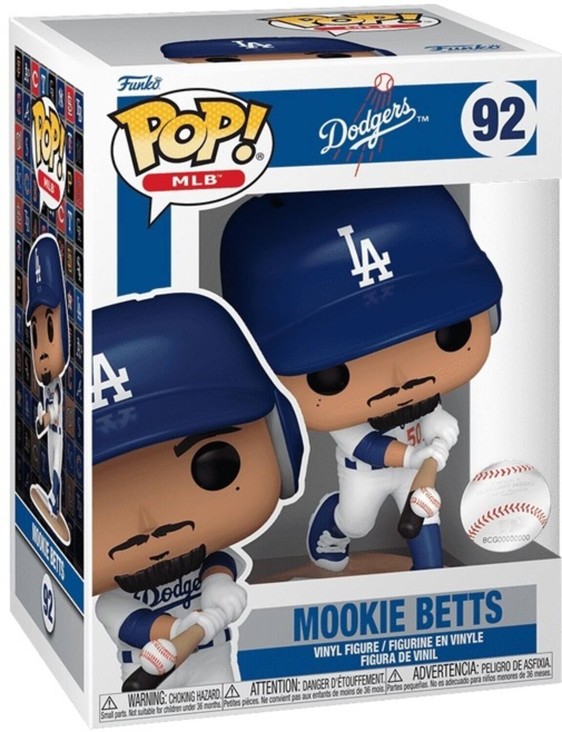 Funko POP! MLB: Dodgers Mookie Betts Collectibles Multicolor
